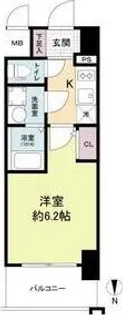 ORSUS大阪福島【4階】の間取り