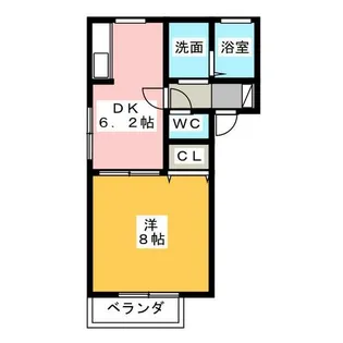 プラムヒルズ【2階】の間取り