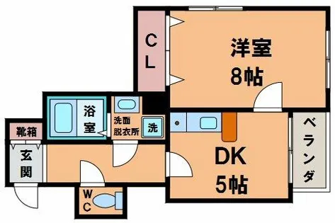 プレシャスUS【4階】の間取り