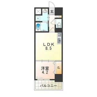 グランパシフィック帝塚山innovation【10階】の間取り