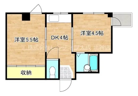 メゾンライブラリー【3階】の間取り