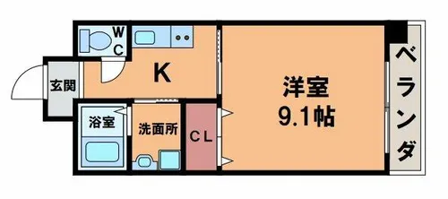 REBANGA阿倍野AP【3階】の間取り