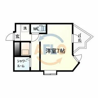 アーク上町台Ⅱ番館【501号室】の間取り
