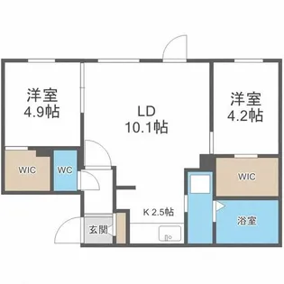 NOVA北円山【3階】の間取り