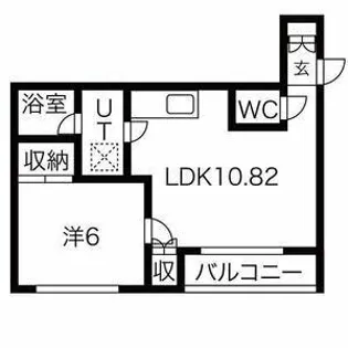 ステータス11 PART I【101号室】の間取り