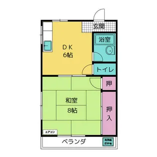 志穂ハイツ【2階】の間取り
