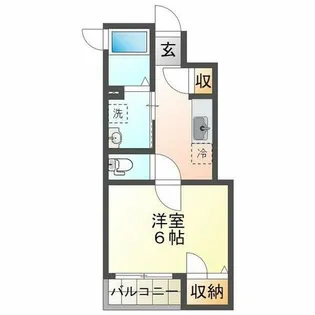 マイム【1階】の間取り