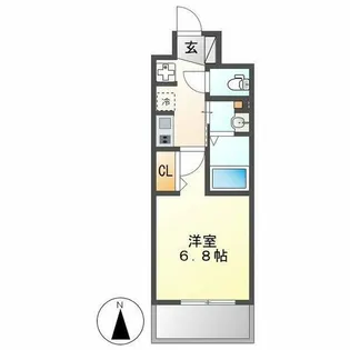 インプルーブ鶴舞【2階】の間取り