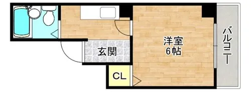 プレミール北堀江【3階】の間取り