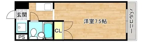 メゾン・デ・イグレック【4階】の間取り