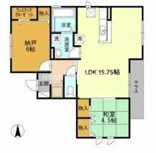 グランドゥール【3階】の間取り