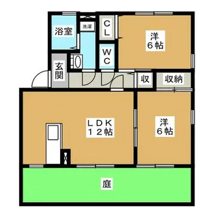 ヴィアーレ【1階】の間取り