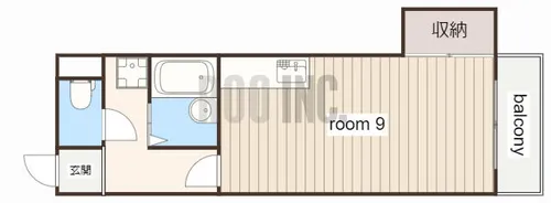 レジデンス西庄【2階】の間取り