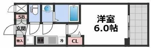プレサンス大正エミナンス【2階】の間取り