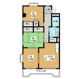 メイゾン島田【2階】の間取り