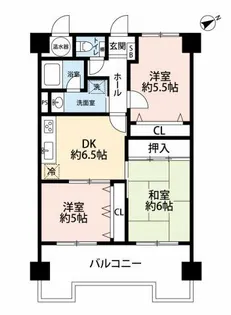 ロワールマンション青葉WEST【2階】の間取り