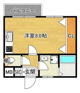 イーズマンションⅠ【2階】の間取り