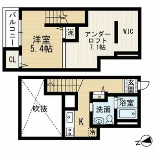 ライベックスレジデンス【2階】の間取り