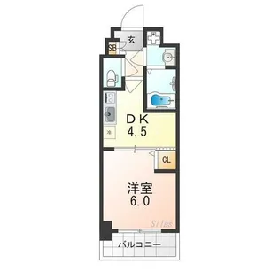 アクアプレイス京都三条朱雀【5階】の間取り