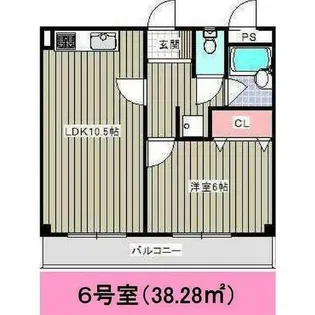 Blois亀城【2階】の間取り