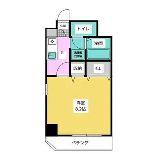 クレストMK洲山【2階】の間取り