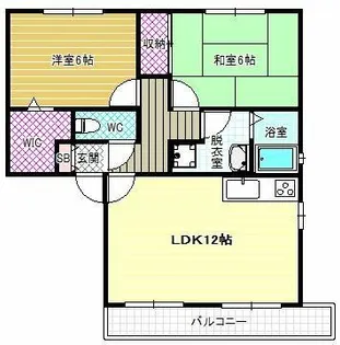 ボナールB棟【1階】の間取り