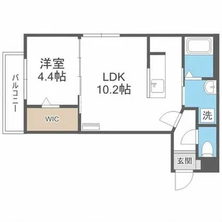 円山公園ビューアパートメント【1階】の間取り