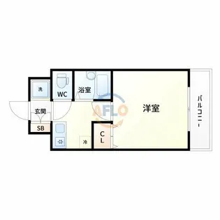 エクセレント上新12【5階】の間取り