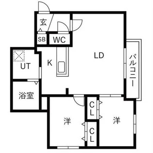 TERRACE SOEN【2階】の間取り