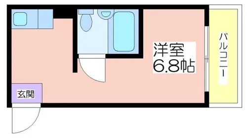 パークコート住之江【101号室】の間取り