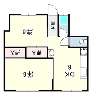 レシア星が丘【1階】の間取り