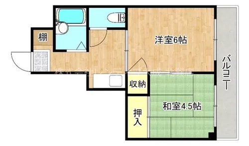メゾン・ド・トキワ【5階】の間取り