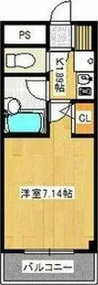 カレッジハイツ春日井【308号室】の間取り