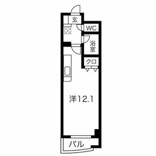 ラ・プリミエール【208号室】の間取り