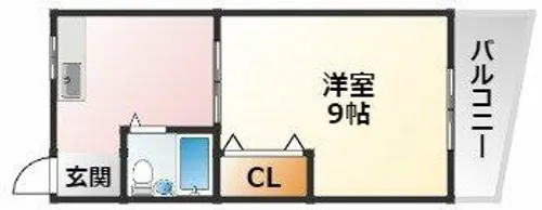 大阪府大阪市東淀川区下新庄5丁目【マンション】の間取り