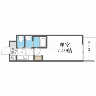 グランパシフィック玉出【3階】の間取り