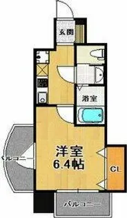 サムティ大阪CITY WEST【8階】の間取り