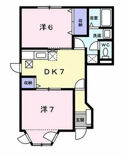 フラワー欠間【1階】の間取り