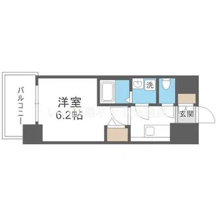 エスリード大阪イーストエッジ【2階】の間取り