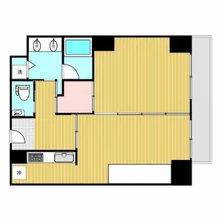 おおきに東心斎橋ビル【7階】の間取り