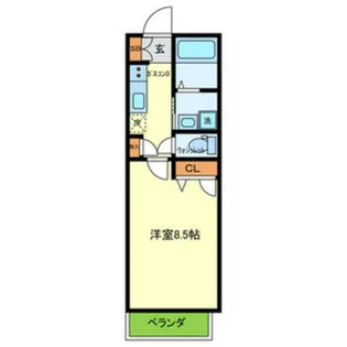 シャーメゾン原田【2階】の間取り