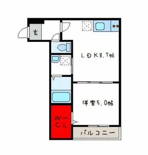 フジパレス瓜生堂Ⅲ番館【1階】の間取り
