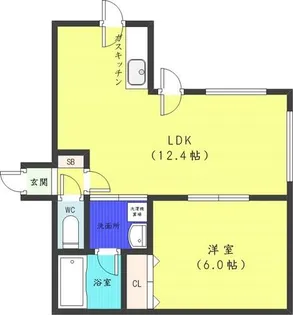 NORD FIUME南7条【4階】の間取り