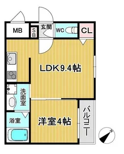 Bel Okamachi【2階】の間取り