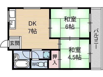 佐藤第3マンション【2階】の間取り