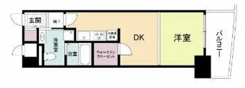 ノステルコート夕陽丘【4階】の間取り