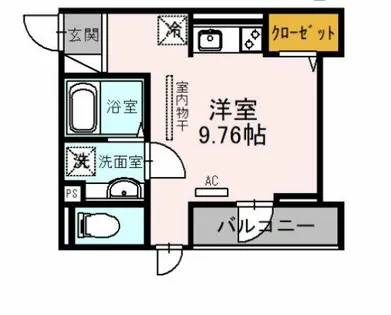 アイレックス京橋【2階】の間取り