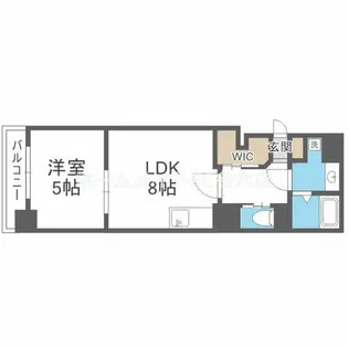 サムティ江戸堀ASUNT【4階】の間取り