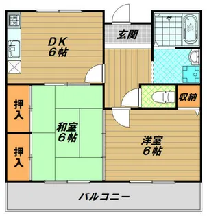 メゾンラフォーレ【2階】の間取り