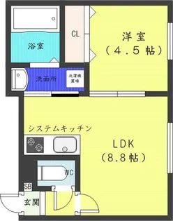 ル・アーヴル【2階】の間取り